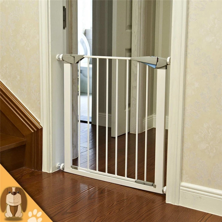 White Metal Baby Safety Gate